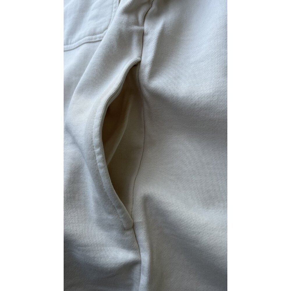 GSO235 Good American Cotton Fleece Shacket Shirt Jacket Size 3/4 Bone - Picture 5 of 14